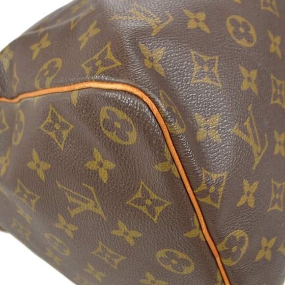 LOUIS VUITTON SPEEDY 40 HAND BAG PURSE MONOGRAM CANVAS - Picture 3 of 12